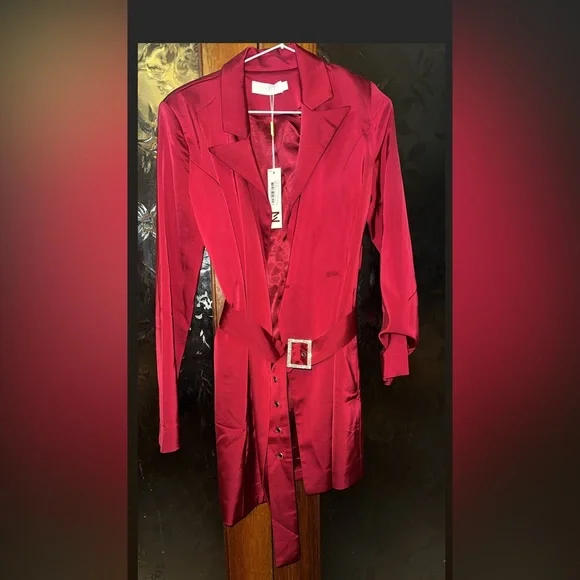 BNWT Meshki Blazer Dress w/Belt - Picture 6 of 10